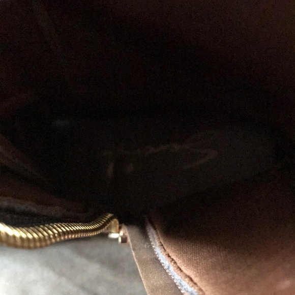 Brown and Gold Combat Boots - Picture 3 of 3